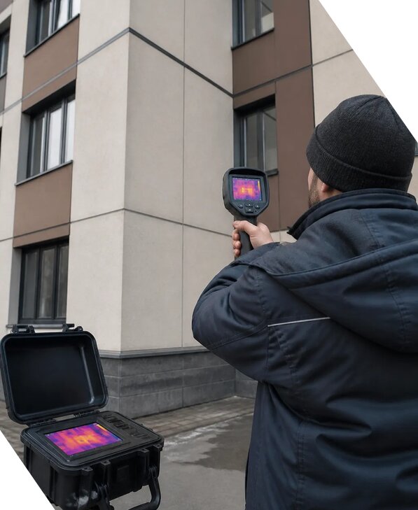 Тепловизионное обследование зданий и сооружений в Таре