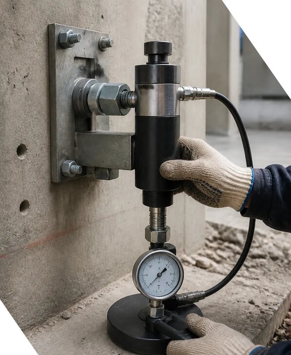 Испытание анкерных устройств в Таре с оформлением протокола
